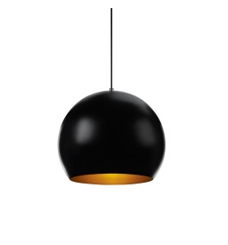 BOWL HANGLAMP D25 - ZWART -...